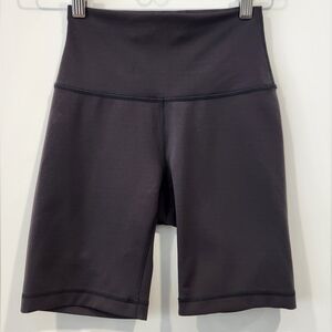 Lululemon Wunder Train Contour Fit High Rise Bike Short Long 8" Black W7BHBS